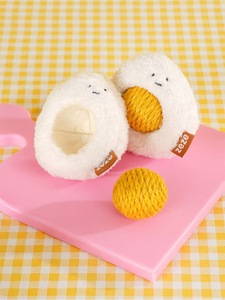 Nuevo estilo de huevo morder hierba gatera juguete gato Bola de cáñamo hierba gatera a prueba de mordeduras Bola de cordel ecológico autoentretenimiento masticar palo para gatos - Product Image 5