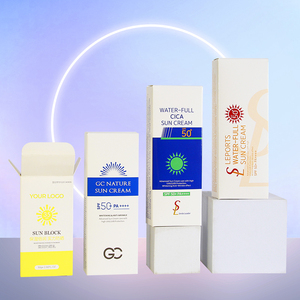 サンクリーム用の無料サンプル日焼け止めクリーム段ボール紙包装箱 - Product Image 2