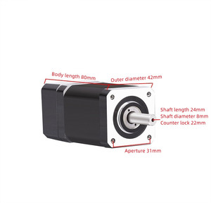 Motore passo-passo a circuito chiuso Nema 17 a 2 fasi con servomotore passo-passo Encoder 0.4nm - Product Image 3