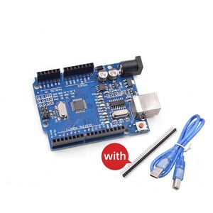 Placa DE DESARROLLO UNO R3 de alta calidad ATMEGA328P CH340 compatible con Módulo de placa Arduino UNO R3 Placa DE DESARROLLO ATMEGA328P
