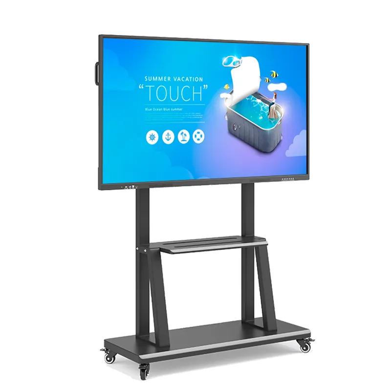KINGONE tableau blanc interactif à écran tactile, tableau intelligent numérique à écran plat pour classe d'école, prix d'usine