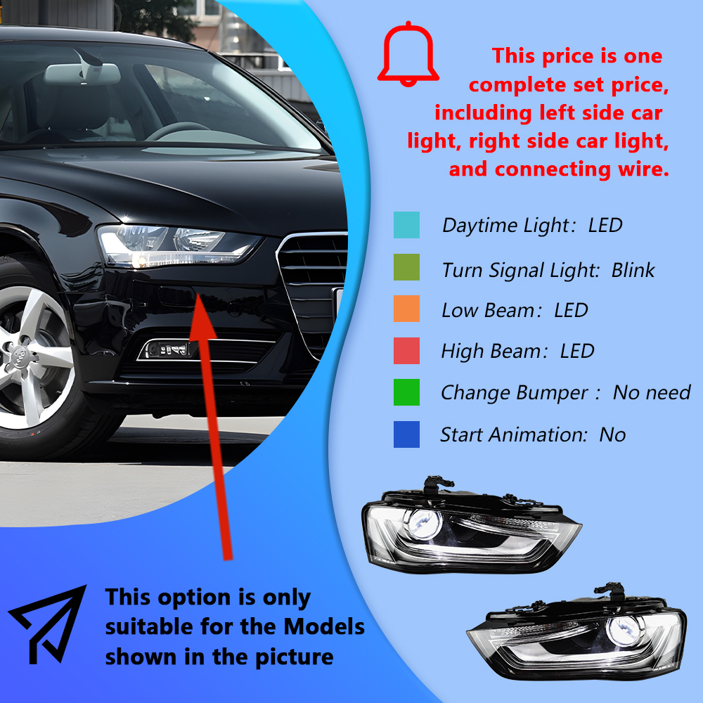 Headlights one set