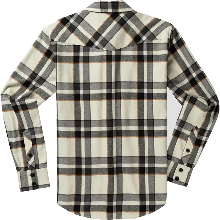 New Design Latest Fashion The Men'S Flannel Shirts Oversize Thick Wholesale Oem
