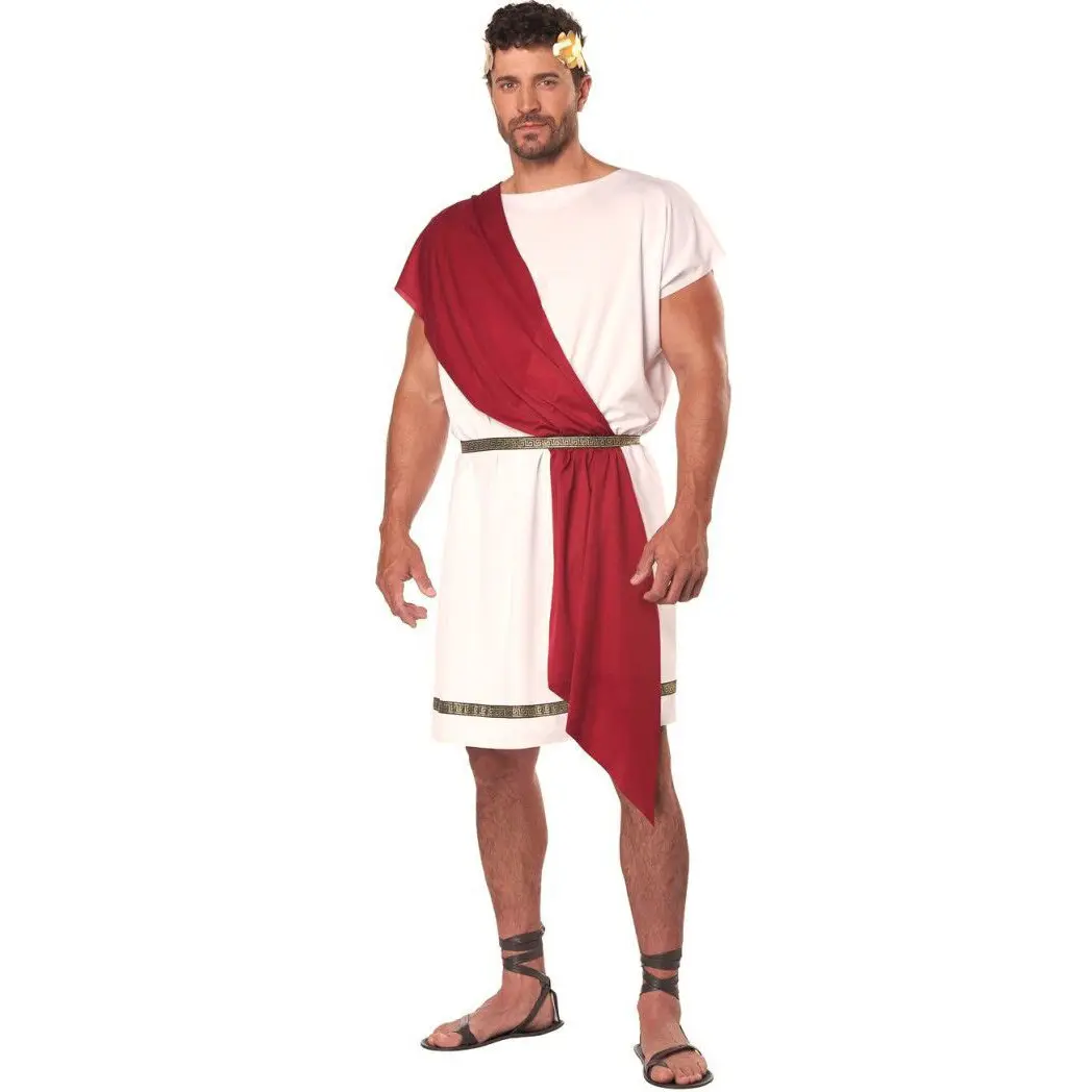 M-XL القديمة الرومانية اليونانية الذكور السامرائي زي تأثيري ملابس تنكرية الكرة الرجال هالوين زي