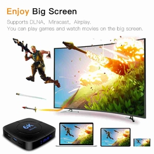 ที่ดีที่สุดคุณภาพ 6K Ultra HD Android 12.0 สมาร์ททีวีกล่องรีโมทคอนโทรล 2GB + 16GB Allwinner H616 1.5GHZ Quad-Core (ปลั๊ก EU) - Product Image 5