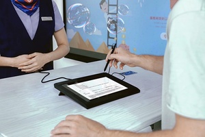 Smart Drawing Tablet 10.1 Inch Digital Electronic Signature Pad with <strong>Stylus</strong> <strong>Pen</strong> for Government Bank Telecomm Automation Device - Product Image 3