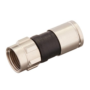 F 型 RG6 同轴电缆压缩插头接头连接器 - Product Image 1