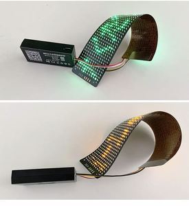 12*48フレキシブルピクセルLEDモジュールパネル電話APPプログラマブルマトリックススクリーン個別にアドレス指定可能なUSB充電式LEDディスプレイ - Product Image 5