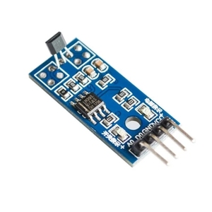 Sensor magnético personalizado para coche inteligente Arduino, módulo de detección de campo magnético, sensor Hall, lote de 5 unidades