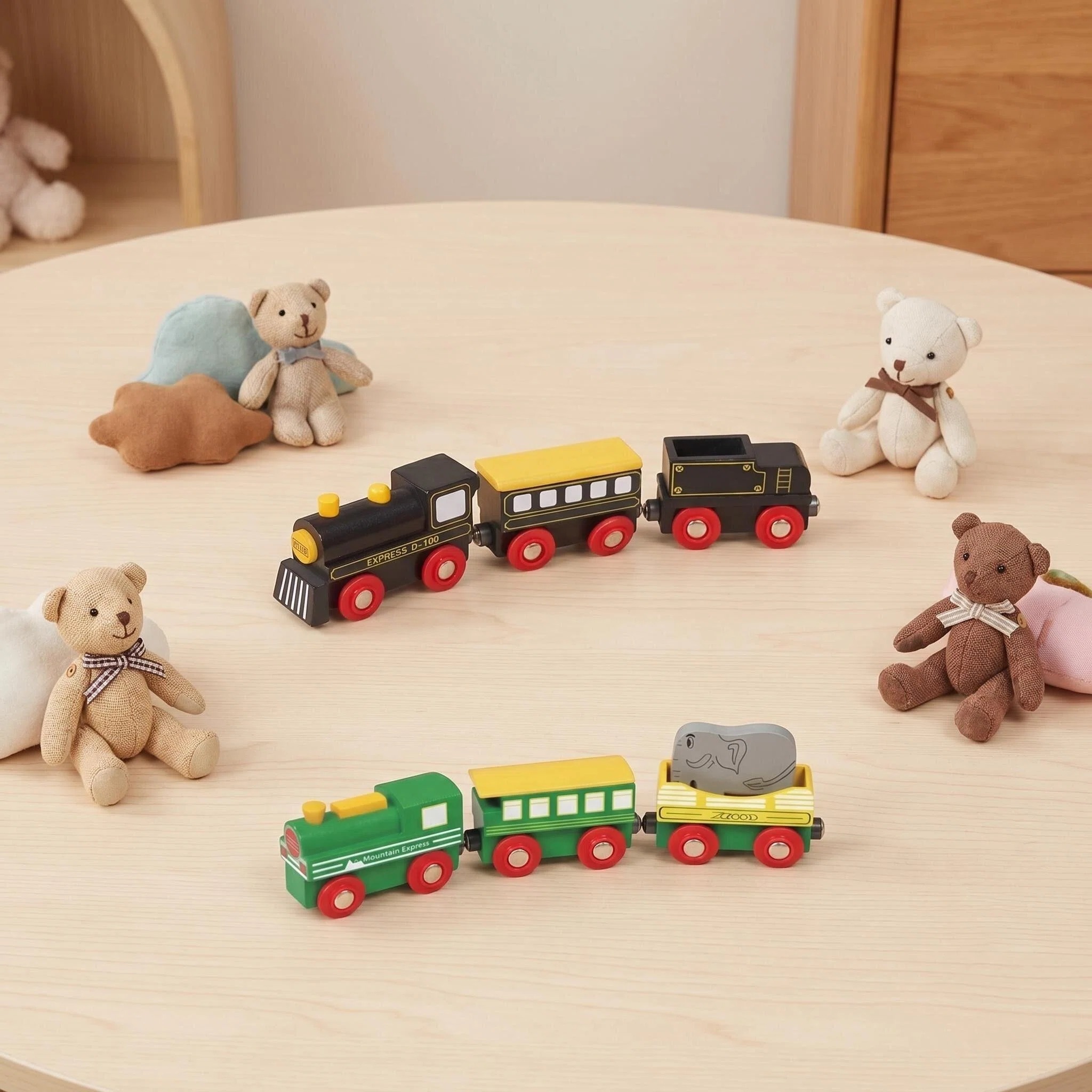 4pcs Train Set