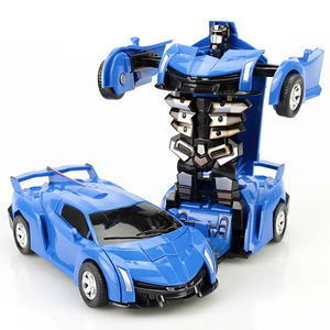 売れ筋キッドおもちゃワンキー変形車のおもちゃ自動変形ロボットプラモデル車のおもちゃ