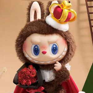 POPART 58CM Monsters Labubu komple Set PVC vinil yüz bebek kutusu kartları ile Action Figure peluş bebek "seni buldum" tasarım" - Product Image 1
