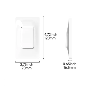Juego de interruptor inteligente Tuya, controlador remoto inalámbrico WiFi, temporizador, sin batería, paneles de pared, interruptor de luz, funciona con interruptor de Sensor Alexa