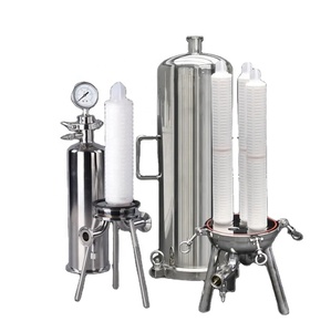 10000L Flow Rate Stainless Steel 304 316L <strong>10</strong>&quot; <strong>20</strong>&quot; 30'' Multi Cartridge Filter Housing With Tri-Clamp for Beer