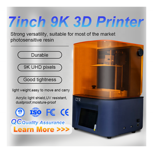 卸売3D印刷7 '9kブラックホワイトスクリーンデスクトップレベル18ミクロン高精度置物モデル液晶樹脂3Dプリント