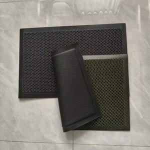 耐用的特大弹性门垫，带压花边框防滑染色和防褪色防尘产品 - Product Image 2