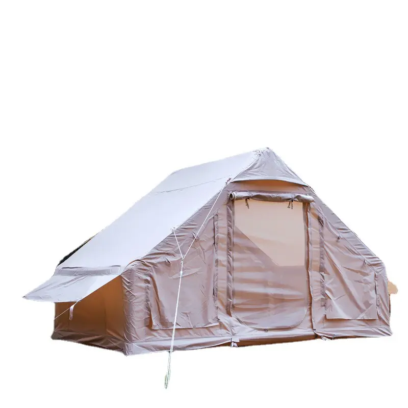 풍선 텐트 야외 캠핑 휴대용 헛 코튼 패브릭 방수 두꺼운 겨울 따뜻한 텐트 유지
