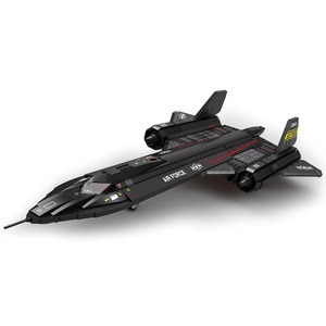 SR-71 Blackbird Jet Building Block Set 1775 Pcs Plastic Building <strong>Toys</strong> Compatible with <strong>All</strong> Building Bricks - Product Image 1