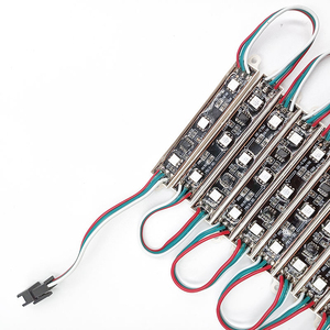 Черный 7515 светодиод Dmx по модулю 16703 Ic 3 провода 1 Вт 5050 3 чип 12 В Rgb светодиодный модуль полный цвет