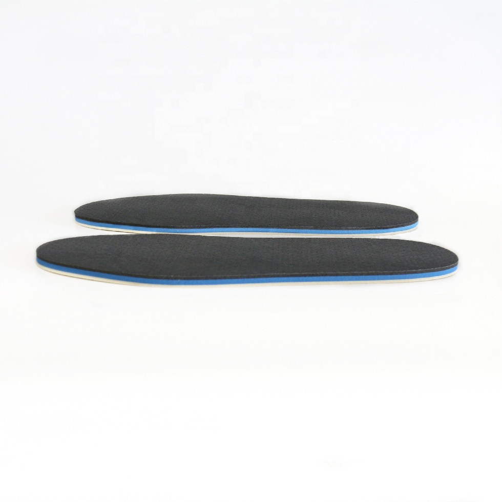 Micro-cuero negro + EVA negro + azul PORON + Beige EVA