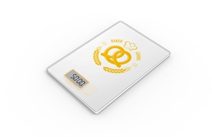<strong>LCD</strong> <strong>Display</strong> Tempered Glass 5kg Slim Electronic Kitchen <strong>Scale</strong> With Touch Button - Product Image 3