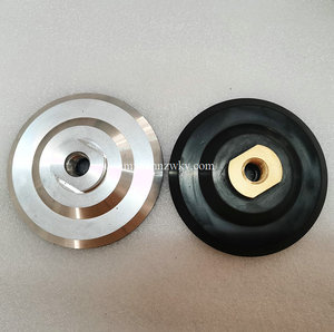 4 Inch Aluminum <strong>Backer</strong> <strong>Pad</strong> 5/8''-11 Self-Gripping Polishing Back-<strong>up</strong> <strong>Pads</strong> for Angle Grinder OEM Customizable Buffing <strong>Pads</strong> - Product Image 2