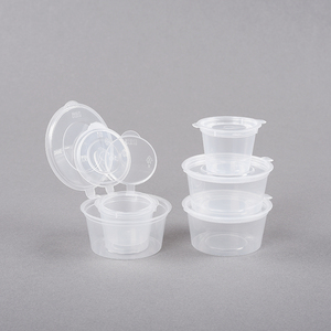 Tamamen biyolojik olarak parçalanabilir 4oz plastik sos kabı gıda ambalajı tek kullanımlık plastik paket servisi olan restoran çevre dostu sıvı sos kabı - Product Image 3