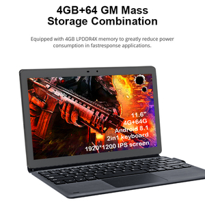 Tableta 2 en 1, con teclado de alta calidad, 12 pulgadas, 4G/ 64GB, Tarjeta sim 4G, pantalla FHD 1920x1200, pc - Product Image 5