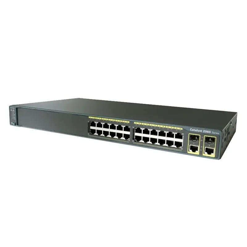 Switch Ethernet la nuova serie 2960 24 porte 100M WS-C2960-24TC-L-Stock 4k di alta qualità Full-duplex e Half-duplex 24 porte Sfp