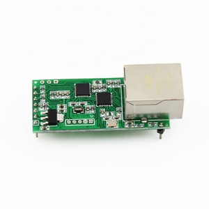 USR-TCP232-T2 RS232 serie a Ethernet módulo Tcp Ip UDP red módulo convertidor de TTL módulo Lan con RJ45 puerto