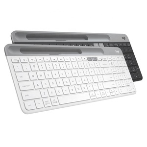 LogitechK580キーボードワイヤレスBluetoothデュアルモードキーボード超薄型軽量ポータブル携帯電話タブレットノートブック - Product Image 1
