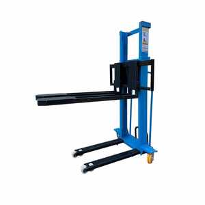High Quality Portable Electric Self <strong>Loading</strong> <strong>Automatic</strong> <strong>Unloading</strong> Hand Hydraulic Pallet Lift Stacker 1ton - Product Image 2