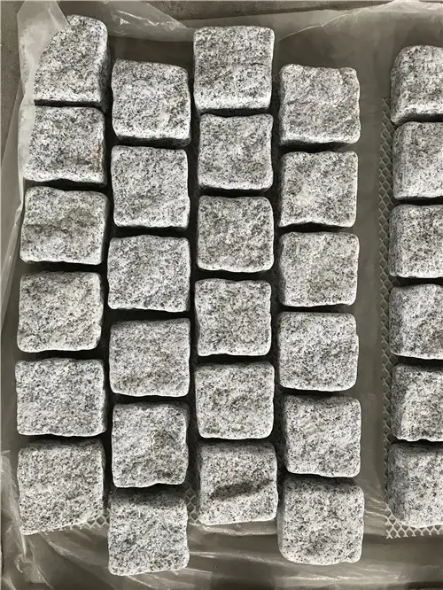 ALLYSTONE çin ucuz doğal G603 granit doğal bölünmüş kesme taş Granito parke taşı