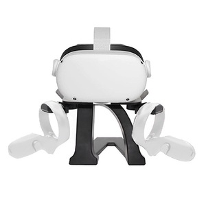 VR Holder Stand for Rift/S/GO/<strong>HTC</strong> Vive/Vive Pro/Valve Index/Quest 2/Quest Game Accessories with Touch <strong>Controllers</strong> Station - Product Image 1