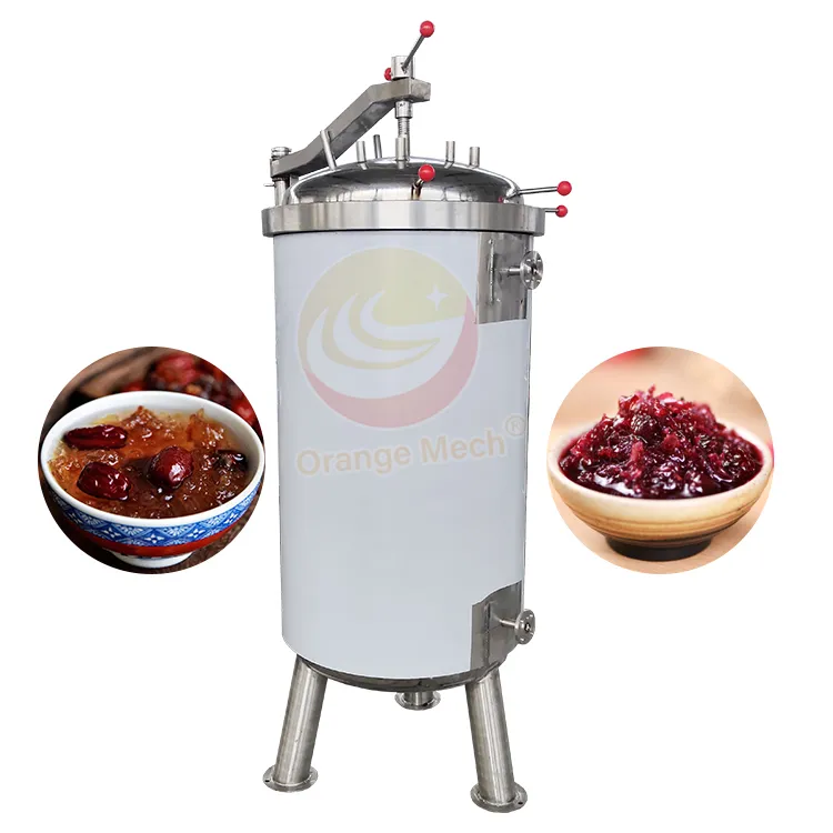 ORME Machine de fabrication industrielle électrique en acier inoxydable de 500l de confiture de tomates Bouilloire à veste pour mélange de sucres