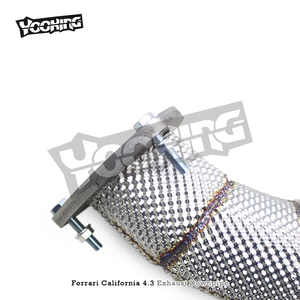 Fabrika paslanmaz çelik araba egzoz sistemi ile Ferrari California 4.3L 2009-2014 iniş borusu için isı kalkanı ücretsiz akış başlığı - Product Image 6