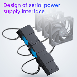 스노우 맨 BF120 ARGB 3in 성능 120mm PC 케이스 | 게임 케이스 팬 링 블레이드 디자인 PWM 1200 RPM 동적 베어링 - Product Image 5