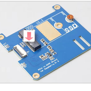 MPS2280 /MPS2242 con difetto, ma funziona bene. Raspberry Pi 5 PCIE a M.2 NVME SSD cappello personalizzato - Product Image 1