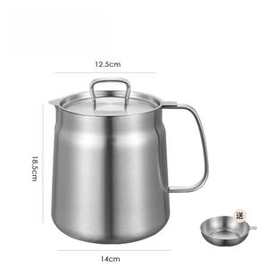 Customized Healthy Cook Stock Stainless Steel 304 Kitchenware Washing Healthy Dim Sum Food Cooking Oil Filter <strong>Strain</strong> Cooker <strong>Pot</strong> - Product Image 4