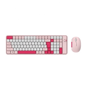El ratón multifuncional con teclado Bluetooth combina hermosos colores y un juego de ratón y teclado inalámbrico de alta función con un enchufe - Product Image 6