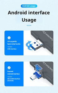 USB 7-in-1 Type-C OTG3.0 lettore di schede multifunzione installazione esterna telefono cellulare Android e Computer Companion - Product Image 6