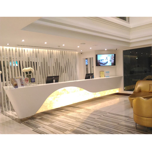 现代酒店接待台设计豪华酒店收银台设计五星级酒店接待台尺寸 - Product Image 4