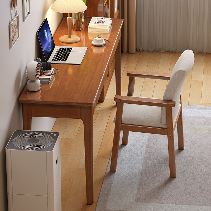 walnut color single table