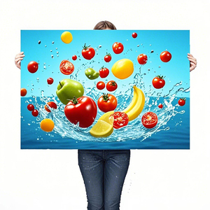 定制生态溶剂数码印刷海报防水不干胶广告展示海报 - Product Image 2