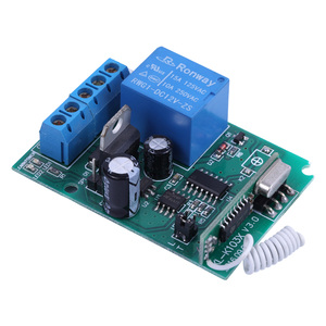 Dc12V 433Mhz telecomando a 1 canale ricevitore rf wireless apprendimento ricevitore codecontrol - Product Image 5