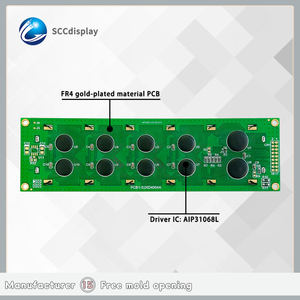 SJXD4004A STN Cob Módulo de pantalla LCD Azul Negativo Carácter ruso 40*4 Matriz de puntos Retroiluminación Módulos LCD rentables - Product Image 3