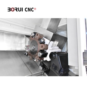 Funciones de fresado y torneado del sistema Fanuc Torno de cama inclinada CNC de alta precisión con eje Y - Product Image 4