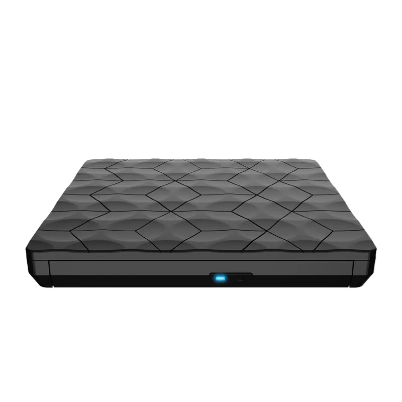 Unidade ótica externa usb 3.0, gravador e gravador de cd para laptop e desktop, unidade portátil de cd/dvd +/rw slim dvd rom