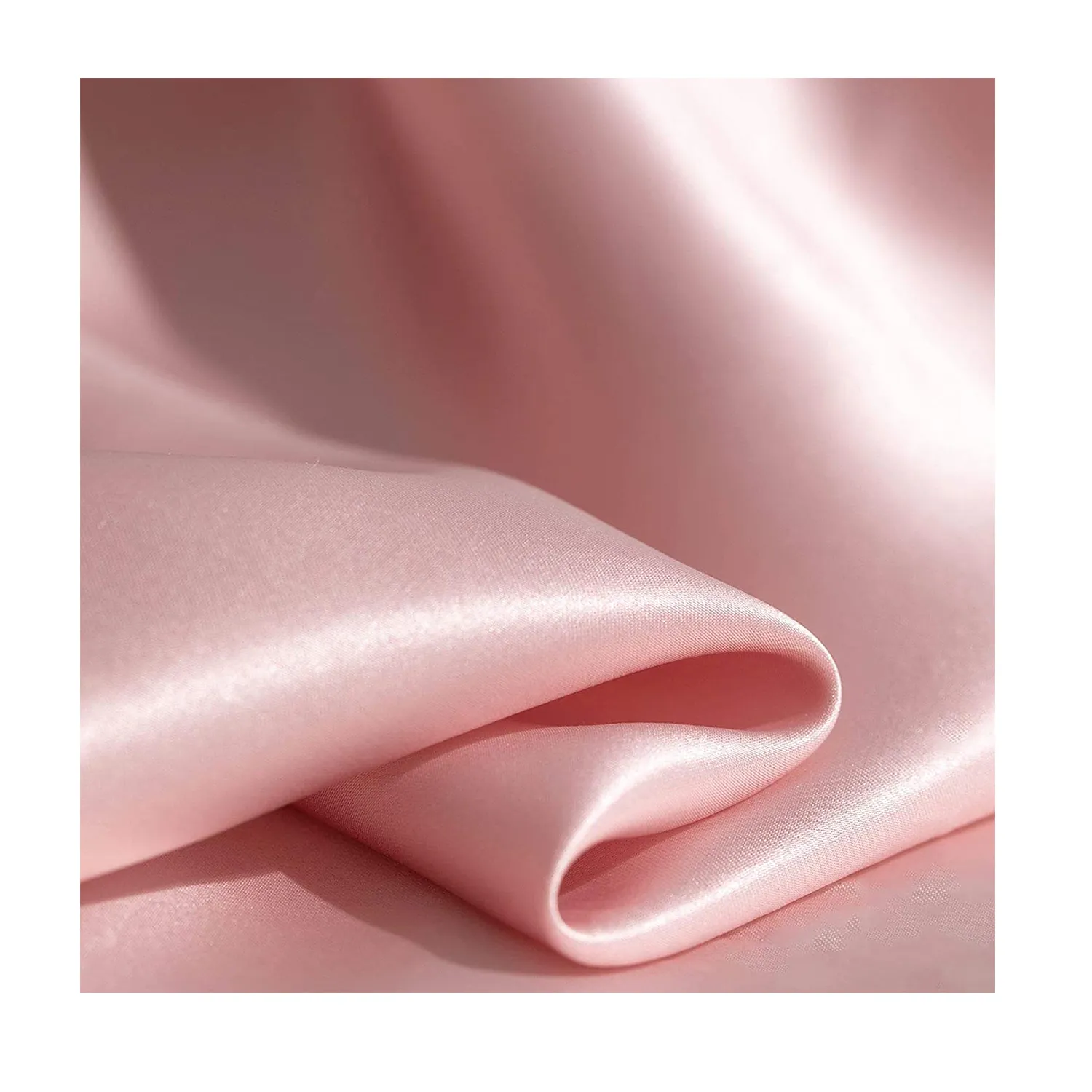 OEKO Top Quality raw silk fabric 100% pure mulberry silk fabric for pillowcase 6A Grade Satin 22momme 100% silk fabric