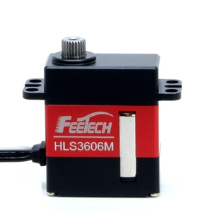 Yeni tasarım Mini Servo Arduino Pet projeleri 6V 6Kg HLS3606 çift şaft dijital Servo Arduino robotik kol için Feetech Servo kullanarak